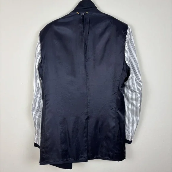 Brooks Brothers 1818 Fitzgerald Sport Coat Blazer Jacket 42L Navy Trabaldo Wool‎